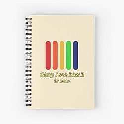 Threat of joy The Strokes - Okay, I see how it is now Spiral Notebook