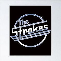 The Strokes Merch The Strokes Logo Poster