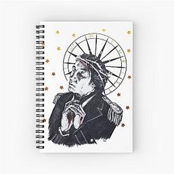 I AM NOT CHRIST - James Fitzjames The Terror AMC Spiral Notebook