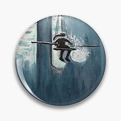 Watercolor print from The Terror Mr. Collins Dives Pin