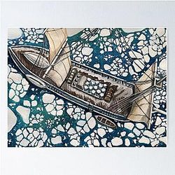 Watercolor Aerial View Poster