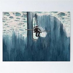 Watercolor print from The Terror Mr Collins Dives Poster
