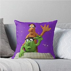 Friedrich Luzie, the terror of the street Throw Pillow