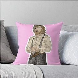 Solomon Tozer Terror Throw Pillow
