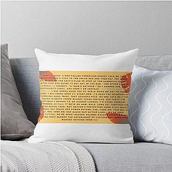 The Terrifying Hickey's Monologue Pillow