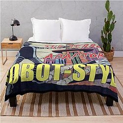 The Terror Adaptors Robot-Style Widescreen Version Throw Blanket