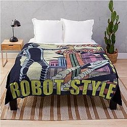 The Terror Adaptors Robot-Style Throw Blanket