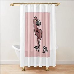 the terror bird Shower Curtain