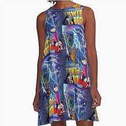 Tower of Terror A Line Dress