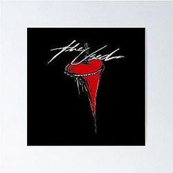 red heart Poster RB0301