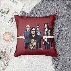 The Used LA 2301 - Known for high energy and emotional live performances The Used Throw Pillow