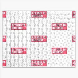 Get Used to Different Pink Jigsaw Puzzle RB0301