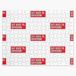 Get Used to Different Red Jigsaw Puzzle RB0301