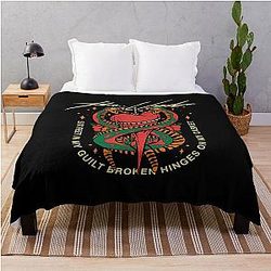 snake heart Throw Blanket RB0301
