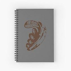 Vintage Legendary Rock Band The Velvet Underground Spiral Notebook
