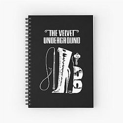 THE VELVET UNDERGROUND LOU REED ANDY WARHOL MICHAEL LEIGH Spiral Notebook