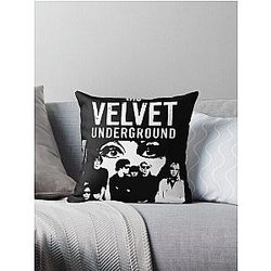 The Velvet Underground Andy Warhol Nico Throw Pillow