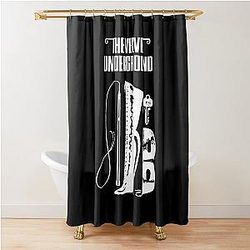 THE VELVET UNDERGROUND LOU REED ANDY WARHOL MICHAEL LEIGH Shower Curtain