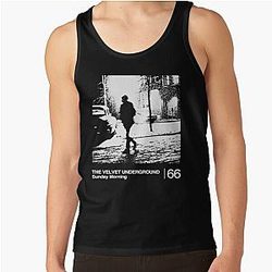 Sunday Morning  The Velvet Underground  Minimalist Graphic Artwork Design Tank Top
