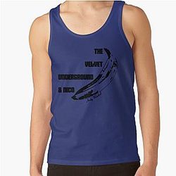 The Velvet Underground and Nico Stenciled Banana Tank Top