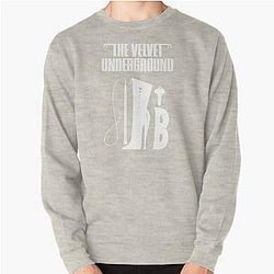 The Velvet Underground book cover (white) Pullover Sweatshirt