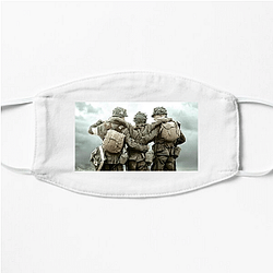 The World at War The World Is A History Book The World At War Face Masks
