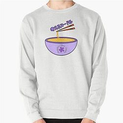 thinknoodles sweat-shirt japonais anime mignon pourpre fleur pull