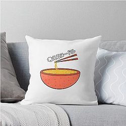 thinknoodles Japanese Anime Throw Pillow