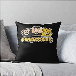 Think Noodles 41 Throw Pillow