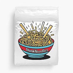 Thinknoodles Inspired Merchandise - Unique Fan Art Designs - Perfect Gifts for Gamers and Fans Duvet Cover