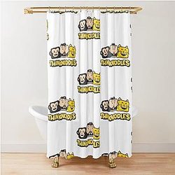 Thinknoodles Shower Curtain
