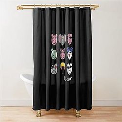 Thinknoodles Piggy Shower Curtain