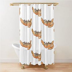 Thinknoodles Logo Shower Curtain