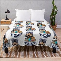 Merch from Thinknoodles throw blanket