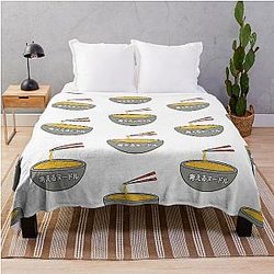 thinknoodles Japanese Anime Throw Blanket