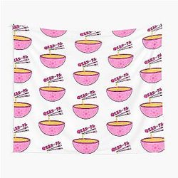 think noodles Japanese anime Tapestry