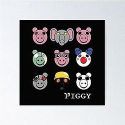Thinknoodles Piggy Merchandise Poster
