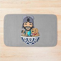 Merch from Think and Noodles Bath Mat