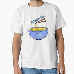 Classic Japanese Anime Cute Blue Flower T-Shirt