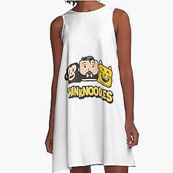 Think Noodles A-Line Dress
