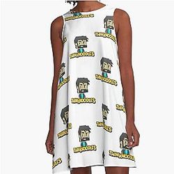 THINK Noodles Gaming Logo 24 A-Line Robe