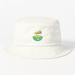 thinknoodles japonais anime mignon jaune fleur seau chapeau