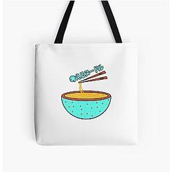 Japanese Anime Cute Polka Dot Blue Print Tote Bag