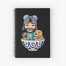 Merchandise from Thinknoodles Spiral Notebook
