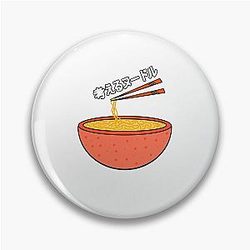 Think noodles Japanese anime Pin