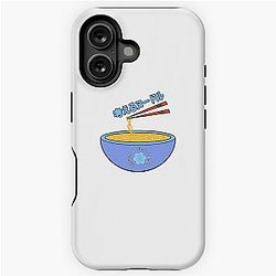 Think Noodles Japanese Anime Cute Blue Flower iPhone Case