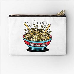 Thinknoodles Inspired Merchandise - Unique Fan Art Designs - Perfect Gifts for Gamers and Thinknoodles Fans Zipper Pouch