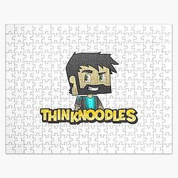 THINK Noodles Gaming Logo Jigsaw Puzzle