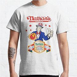 Joey Chestnut Nathans Hot Dog Eating Fourth Of July 2021 Classic T-Shirt