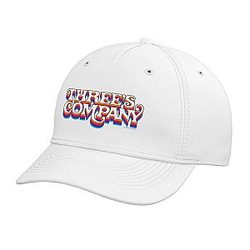 Three's Company Officially Licensed Psychedelic Vintage Adjustable Printed Baseball Hat